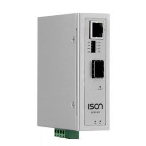 IS-DG102S Industrial Power-over-Ethernet Splitter, Layer 2, with 1x 1000 PoE PD Port, 1x 1000 PoE Base(TX), 12VDC out, -40..+75C Operating Temperature