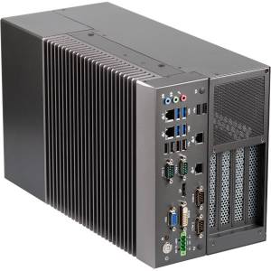 QBiX-JMB-CMLA47EHG-B1 Fanless Embedded System, Intel 10th Gen Core i9/i7/i5/i3 CPU, Intel Q470, Up to 64GB DDR4 RAM, 4xGbE LAN, DVI-D, VGA, DP, 4xUSB 3.2, 6xUSB 2.0, 4xCOM, Audio, 4x2.5&quot; Bay, 2xM.2 Key-M/E, 1xMini-PCIe, 3xPCIe x16/x4, 24-48VDC-in Full Range, -20..50C