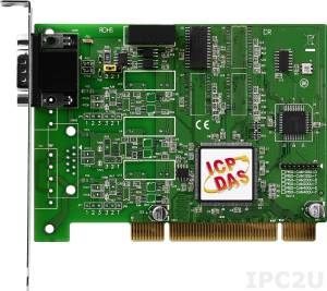 PISO-CAN100U-D 1-Port Isolated Protection Universal PCI CAN Communication Board with 9-pin D-sub connector (RoHS)