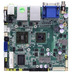 NANO100VPGGA-T56N Nano-ITX AMD G-Series APU T56N 1.65GHz + A50M CPU Card with DDR3, VGA/DisplayPort/LVDS, 2xGigabit LAN, 2xCOM, 6xUSB, CFast, PCI Express Mini card, Audio