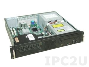 GHI-255 19&quot; Rackmount 2U Chassis, ATX, 1x5.25&quot;/2x3.5&quot; HDD Drive Bays, without P/S