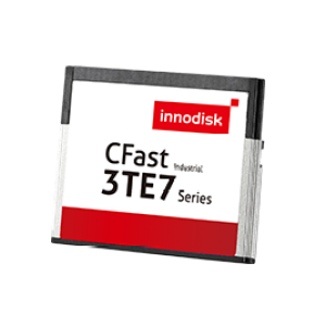 DECFA-A28DK1EW1QF 128GB Industrial CFast Card, Innodisk CFast 3TE7, 3D TLC SATA 3, R/W 560/145 MB/s, Wide Temperature -40...+85C