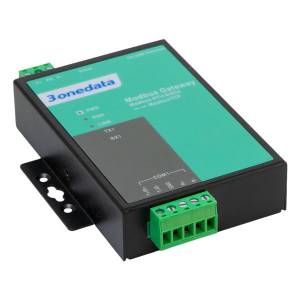 GW1101-1D-RS-485-TB-P Industrial Modbus Gateway, 1xRS422/RS485 to 1x100Mbps Base TX, 12..48V DC, -40..+75C operation temperature