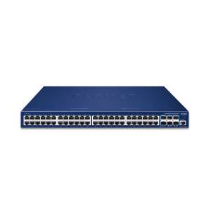 SGS-6310-48T6X Stackable Managed Switch with 48x10/100/1000 Base-T Ports, 6x10G SFP+ Ports, Layer 3, 100..240V AC, 0..+50C Operating Temperature