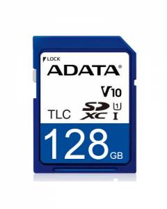 ISDD33K-128GP 128GB ADATA Industrial SD Card ISDD33K, 3D TLC BiCS3, R/W 97/84MB/s, 3K P/E cycles, Wide Temperature -40...+85C