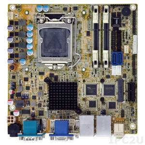 KINO-DH810 Mini-ITX SBC LGA1150 Intel Core i7/i5/i3/Pentium/Celeron CPU per Intel H81, 204-pin DDR3 1066/1333/1600MHz, 1xVGA, 1xDVI-D, 1xiDP, 5xRS-232, 1xRS-422/485, 6xUSB 2.0, 2xUSB 3.0, 2xSATA 6Gb/s, 1xPCIe x1, 2xLAN, HD Audio