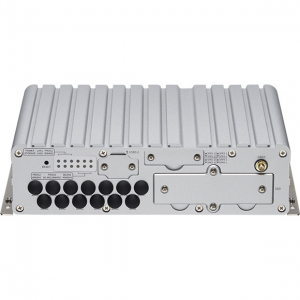 VTC-6231-IP Fanless In-Vehicle Computer, Full IP66, Intel Atom x7433RE 1.5GHz CPU,Up to 16GB DDR5 RAM, VGA/HDMI, 2xUSB 3.2, M12 Ports: (2x2.5GbE LAN, 3xCOM, 2xUSB, GPIO, Audio, CAN, DC-in), 1x2.5&quot; Drive Bay, 2xMini-PCIe, 2xM.2 Key-B, 1xM.2 Key-E, 9-36VDC-in