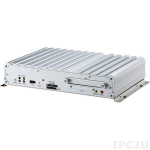 VTC-7100-B1K Embedded Server Intel Atom D2550 1.86GHz CPU, 2GB DDR3, VGA, LVDS, 4xUSB, 2xGbit LAN, DB9 SAE J1939, RS485/422, 4xDI/4DO, Audio, CFast Slot, 2.5&quot; SATA Drive Bay, 2xMini-PCIe, 9..36V DC-In