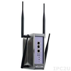 IWF3320X-EU Industrial Wi-Fi Access Point with Dual RF, 2x GbE LAN ports, 1xPoE Uplink port, Dual Band 802.11a/b/g/n, -40..80C Operating Temperature Range