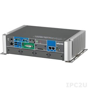 NISE-300-PBM Embedded Server, Intel Core i5-4402E 1.6GHz, up to 8GB DDR3 RAM, DVI-I, HDMI, 2xGb LAN, 4xRS232, 2xRS-232/422/485, 4xUSB, Audio, CFast Slot, mSATA Socket, Profibus module for automatization, 9..30V DC-In, without Power Adapter