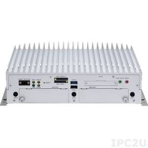 VTC-7230 Embedded Server Intel Core i3-5010U 2.1GHz CPU, 2GB DDR3L, GPS module+antenna, VGA, DisplayPort, 2xGbit LAN, 2xRS232, 1x RS232/422/485, 4xUSB, Audio, 8xGPIO, CFast Slot, 2x2.5&quot; SATA Drive Bay, 4xMini-PCIe, 9-36V DC-In