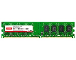 M2UK-2GMFQCJ5-M Memory Module 2GB DDR2 U-DIMM 667MT/s, 128Mx8, IC Micron, Rank 2, dual side, 0...+85C