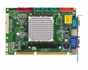 VDX2-6524-V2-1G-T Vortex86DX2 800MHz ISA CPU Card with 1GB DDR2 RAM, VGA, LCD, LVDS, 2xLAN, 4xCOM, 4xUSB, Audio, SATA, PS2 Touch Screen, Operating Temp -20..70 C