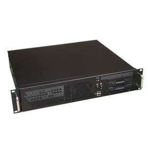 GHI-254A 19&quot; Rackmount 2U Chassis, 2x3.5&quot; HDD Drive Bays, 2xFDD Drive Bays, 1xSlim-CD, without P/S