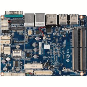 QBiP-7100A 3.5 SubCompact Embedded Motherboard with Intel Core i3-7100U 2.4 GHZ, 2xSoDIMM DDR4, 2xGge LAN, M.2 SATA, HDMI, LVDS, DP, TPM Header, 4 x COM, 1 x SATA 6Gb/s, 6 x USB, 1x4Pins 9/36Volts