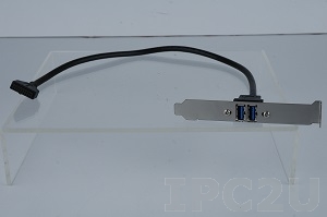 19800-010500-200-RS Dual USB 3.0 type A ports cable,with bracket
