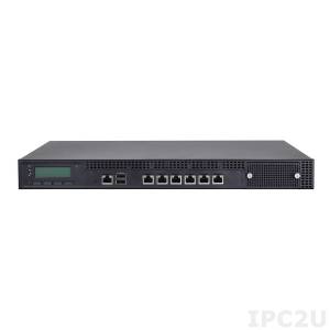 FW-7573B Rackmount Network Security Appliance, Intel Atom C2518 1.7GHz w/ QA, no bypass, 2x DDR3 LONG-DIMM slot (ECC), RJ45 console, 2x USB, 1x CF socket, 2x SATA, 6x GbE RJ45, 1x PCIEx8 or 2x4 Slimtype NIC module, 1x 2.5&quot; HDD