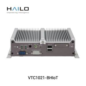 VTC-1021-HBIoT Fanless In-Vehicle Computer, Intel Atom x5-E3940 1.6GHz, 4GB DDR3L up to 8GB, 1x2.5&#039;&#039; SSD/mSATA, VGA+HDMI, 2xGbE LAN, 3xCOM, 3x mini-PCIe, U-blox M8N GPSmodule, 1xCAN2.0B, 3xDI&DO, 3xUSB, 9..36 VDC