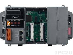 iP-8447 4 slots Faster CPU (80 MHz) Dual Ethernet ISaGRAF PAC 80186, 80MHz, 10/100 Mbps