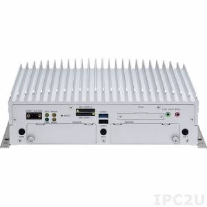VTC-7220-BK Embedded Server Intel Core i7-4650U 1.7GHz CPU, 2GB DDR3, VGA, DisplayPort, 2xGbit LAN, 2xRS232, RS232/422/485, 2xUSB 3.0, 2xUSB 2.0, 4xDI/4DO, Audio, CFast Slot, 2x2.5&quot; SATA Drive Bay, 4xMini-PCIe, 9..36V DC-In