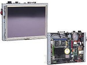 VOX-104-TS-E4 10.4&quot; TFT LCD Panel PC w/ touch screen, IBW-35-E4 (Intel x5-E8000), HDMI, VGA, LVDS, 2xGbE LAN, 4xCOM, 6xUSB, 16xGPIO, MiniPCIe, Audio, 12VDC-in