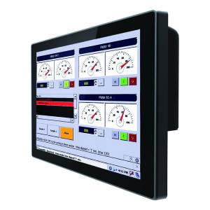 R12L100-GSM2(HB) 12.1&quot; TFT LCD Monitor, 1024x768, 500cd/m2, Projective Capacitive Multi-Touch (P-Cap), VGA Input, 9...36VDC-in, IP65