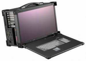 ARP690-P21AH Aluminum case for a workstation with display 21.5 &quot;FHD 1920x1080 TFT LCD / display interface HDMI / 7 expansion slots / compartments 10x3.5&quot; / 1xSlim DVD / 2xSpeakers 3 W / 104 keys keyboard / touchpad / PS/2 750 W Power / support ATX