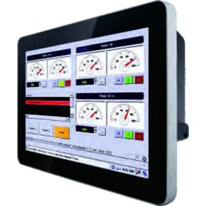 W10L100-GSH1(HB) 10.1&quot; TFT LCD Monitor, 1024x768, 450cd/m2, Projective Capacitive Touch(USB), VGA Input, 9...36VDC-in, IP65