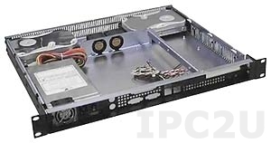 GHI-107 19&quot; Rackmount 1U Chassis, ATX, 2x3.5&quot; HDD Drive Bays, without PS