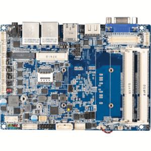 QBiP-3350A 3.5 SubCompact Embedded Motherboard with Intel Celeron N3350 1.1 GHZ, 2xSoDIMM DDR3L, 2xGge LAN, M.2 SATA, HDMI, LVDS, D-SUB, TPM Header, 4 x COM, 1 x SATA 6Gb/s, 6 x USB, 1x4Pins 9/36Volts