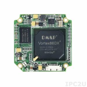 SOM200RD53XIDX1 SOM200 Module Vortex86DX 800MHz CPU with 512MB DDR2, 5xCOM, 4xUSB, LAN, 2xGPIO, PWMx24, 2GB NAND Flash, -40...+85C