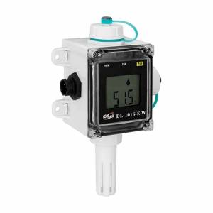 DL-101S-E-W Remote Temperature/Humidity/Dew Point Data Logger with Safety Alarm (White Cover) (RoHS)