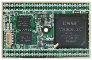 VSX-DIP-PCI-V2 Mity-SoC Module Vortex86SX-300MHz CPU with 128MB DDR2, 10/100M Ethernet, 5xRS-232, 2xUSB, 2x GPIO 16bit, 2MB SPI Flash, AMI BIOS