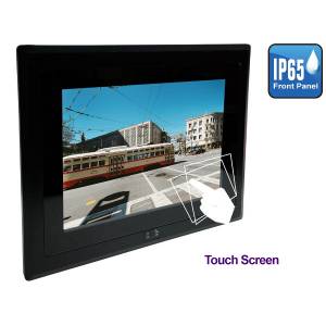 CSA14USB-R 10.4&quot; VGA TFT LCD Monitor, 1024x768, Contrast 700:1, 400cd, Resistive Touch Screen, LED Backlight, VGA, USB, VESA 75/Panel Mount