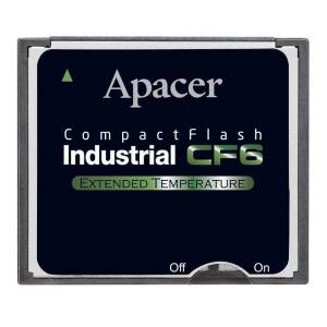 AP-CF016GLANS-ETNRG 16GB Industrial CompactFlash, Apacer CompactFlash6_ETNR, MLC, R/W 48/38 MB/s, Wide Temperature -40...+85 C