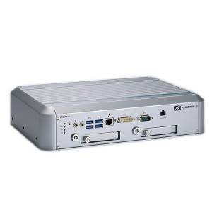 tBOX500-510-FL-Celeron-TVDC Fanless railway-grade embedded system with Intel Celeron 3965U 2.2GHz CPU, DDR4, DVI-I, GbE LAN, COM, 4xUSB 3.0, 2x2.5&quot; SATA trays, mSATA, Audio, M12 9-36 V DC, -40...+70C