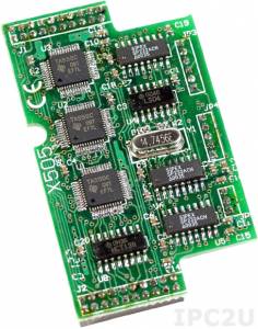 X505 3xRS-232 Board, 4-Wire Interface, for I-7188XB/EX