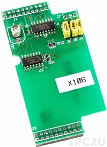 X106 Digital 3-Channel Input and 2-Channel Output Board