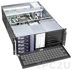 GHI-442 19&quot; Rackmount 4U Chassis, EATX, 10x5.25&quot; Drive Bays, without P/S