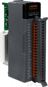 I-8063W Isolated Digital I/O Module, Parallel Bus, High Profile, 4DI 10-30VDC, 4 relay output 30VDC/277VAC@5A