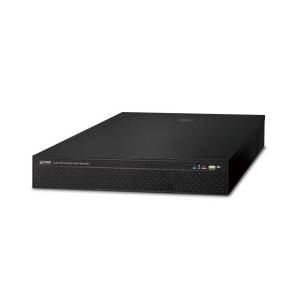 NVR-2516P Network video recorder with 16x PoE ports, HDMI, VGA, 16x 10/100 PoE, 1x 1000 LAN, 2x USB 2.0, 4x 3.5 SATA (Up to 32TB), H.265 25-ch 4K playback, 100-240VAC, -10..+55C Operating temperature