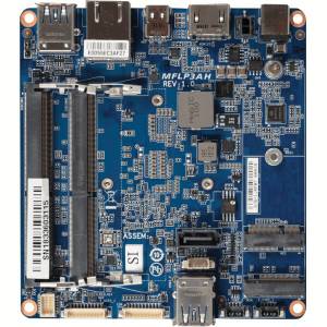 QBi-3965B Embedded Compact Board, Intel Celeron 3965U 2.2 GHz CPU, 2x DDR4 SO-DIMM, 1xHDMI, miniDP, 1xGbit LAN, 4xUSB, 1xCOM, 2xSATA, M.2 M-key, M.2 E-Key, Audio, 12..24V DC-In