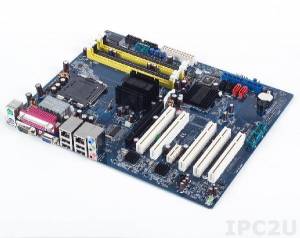 AIMB-763G2-00A2 ATX Intel Core 2 Duo LGA775 CPU Card with VGA, Intel 945G+ICH7R, up to 4GB DDR2 DIMM, 2xGigabit Ethernet, 4xSATA II, 4xCOM, 8xUSB, FDD, LPT, 5xPCI, 1xPCI Express x16, 1xPCI Express x1, Audio