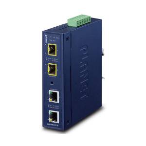 IGT-900-2T2S Industrial Managed Media Converter 2x10/100/1000 BASE-T Ports, 2x100/1000/2500Base-X SFP Ports, 6KV protection, 9..48V DC/24V AC In, -40...+75C Operating Temperature