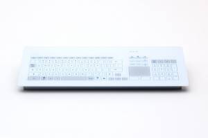 TKR-103-TOUCH-ADH-USB Folding panel Keyboard,Housing mater aluminium, IP65 protection 98 Keys, Tochpad, Numberpad, USB, Operating temperature 0...+60C