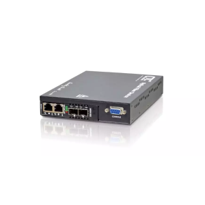 MSW-202 Carrier Ethernet Switch, 2-Port 10/100/1000Base-T, 2-Port 100/1000 SFP, 18..75 VDC, 0...50C Operating Temperature