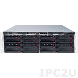 iROBO-SR313-R 3U Rackmount Server, 2x AMD Opteron 6100 Series, max. 256GB DDR3 ECC REG RAM, Up to 16x 3.5&quot; HDD Hotswap SAS/SATA, LSI 2008 SAS 8 port Raid, 6Gb/s SAS2 Expander, VGA, 2xGbit LAN,800W redundant PSU