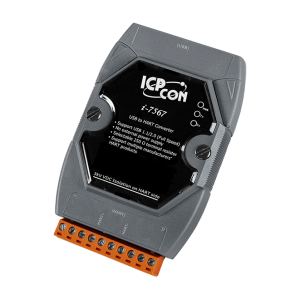 I-7567 USB/HART Converter, 100MHz CPU, 512 KB Flash, 64 KB SRAM, 16 KB EEPROM