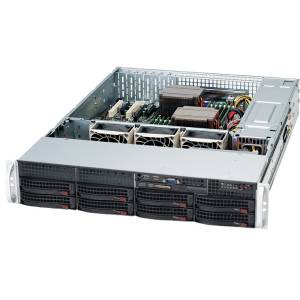iROBO-SR201-V6 2U Rackmount Server, Intel Xeon E3-1220 Quad Core CPU, 8GB DDR4 2400MHz, max. 8x SATA3/SAS HDDs, 2xGbit LAN, 2x PCIe Slots Low Profile, 560W