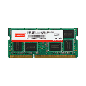 M3D0-4GSS24N9 Memory Module 4GB DDR3L ECC SO-DIMM 1333MT/s, 512Mx8, IC Sam, Rank 1, dual side, ECC, -40...+85C